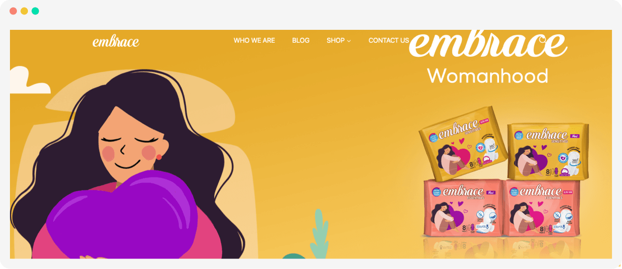Embrace Website Case Study