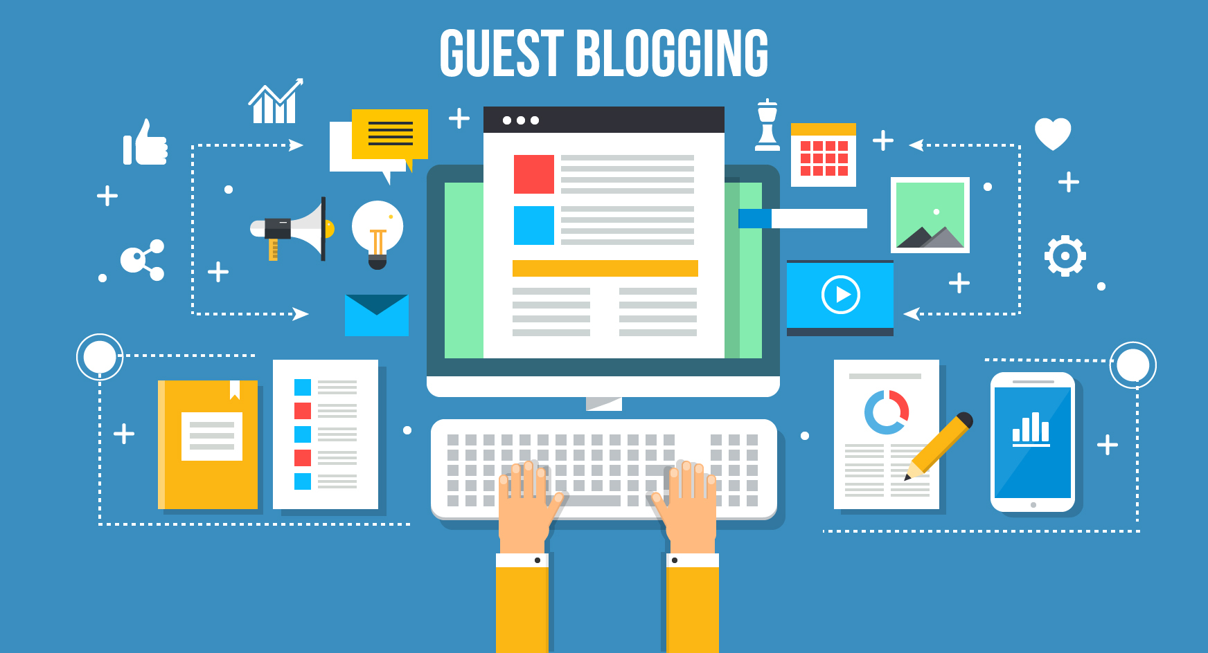 Building Credible Backlinks Through Guest Blogging For SEO Enhancement