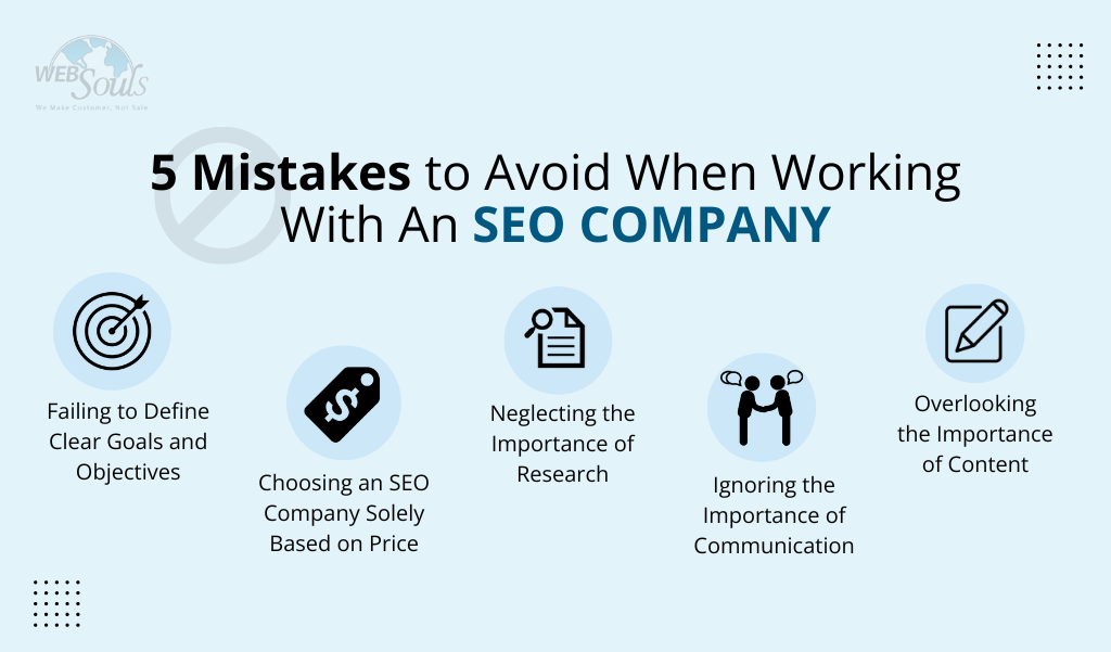 5 Mistakes To Avoid When Working With An SEO Company